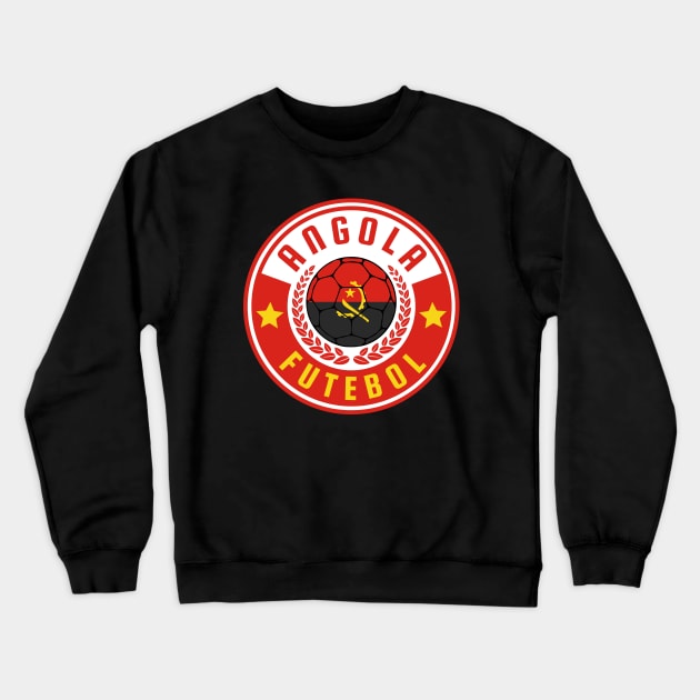 Angola Futebol Crewneck Sweatshirt by footballomatic